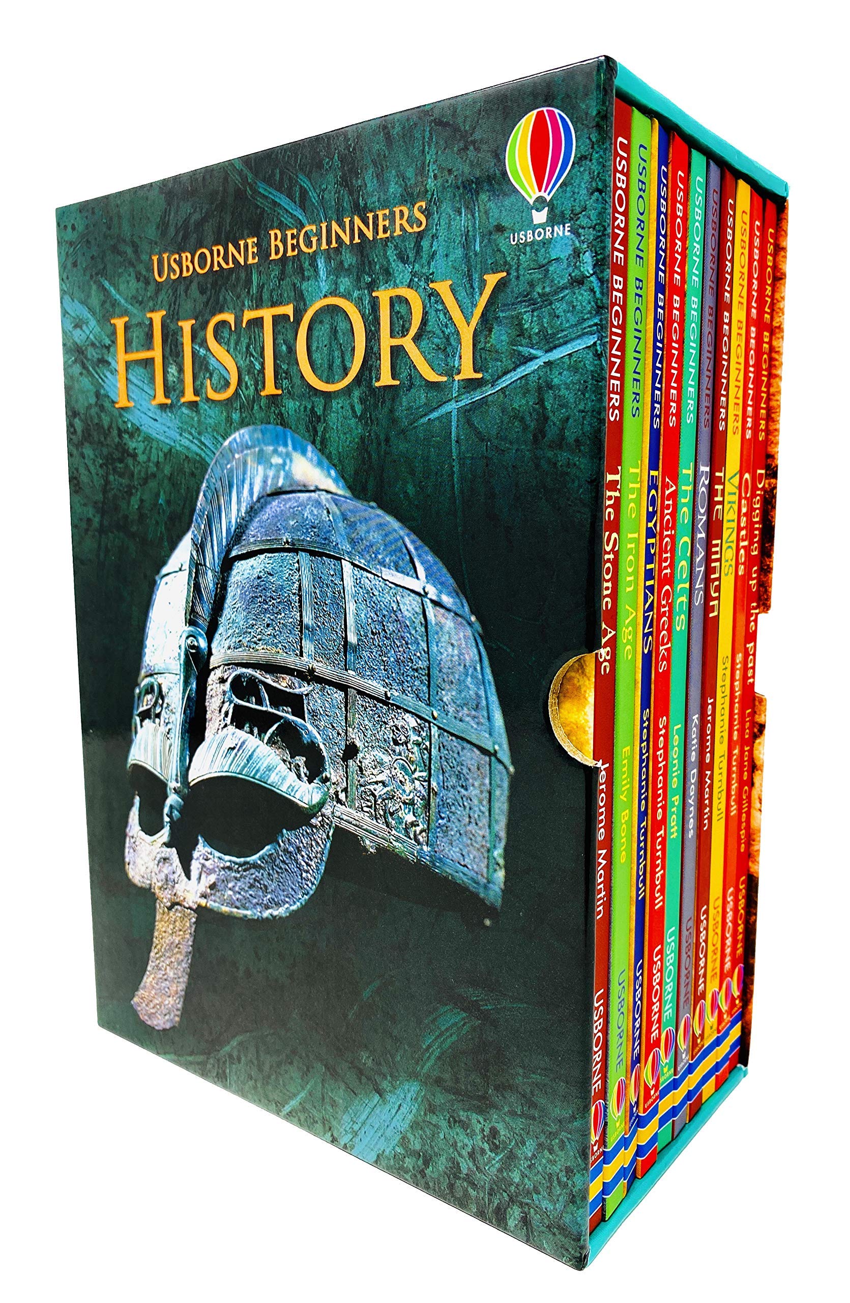 Usborne Beginners History 10 Books Collection Box Set (Stone Age, Iron Age, Egyptians, Ancient Greek