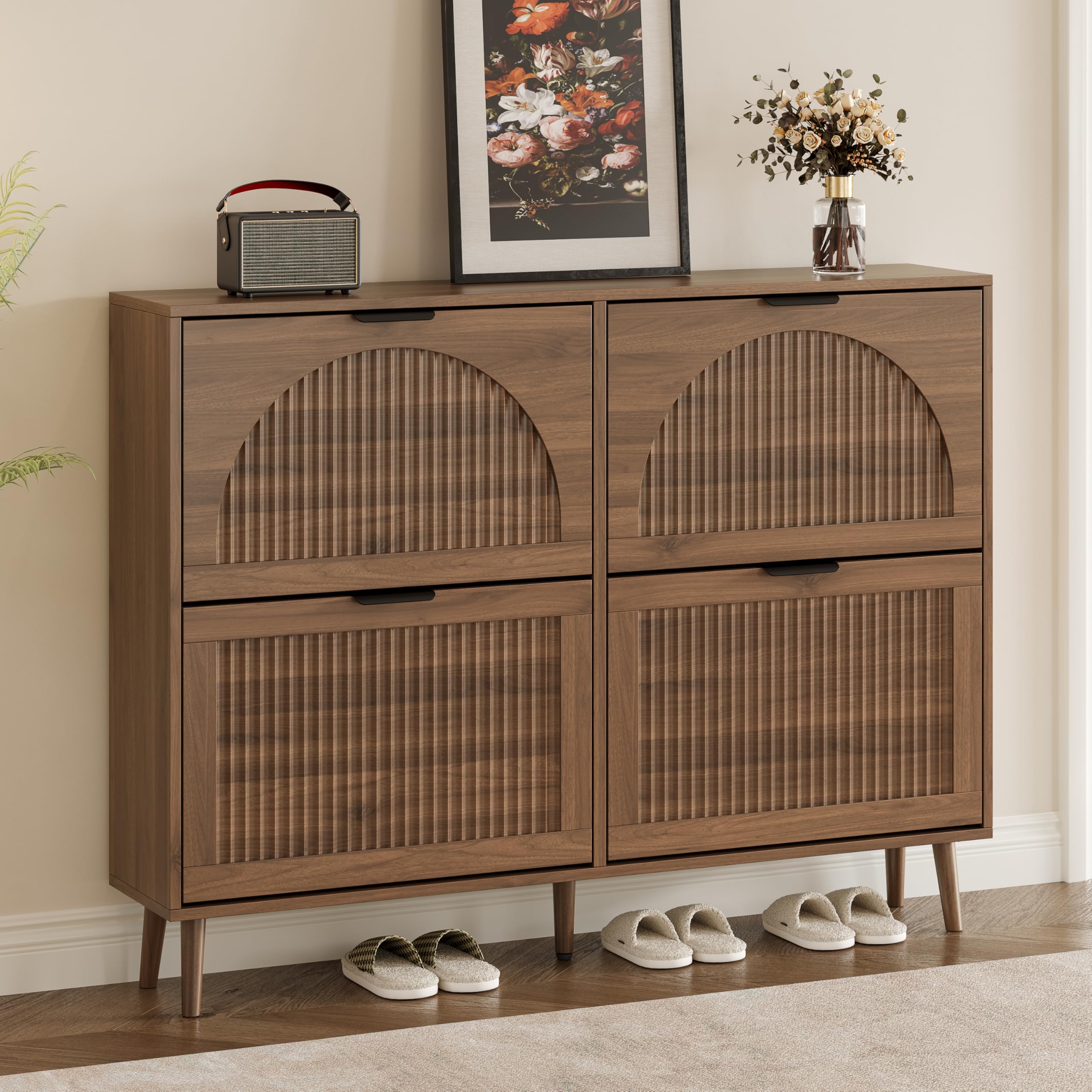 BORNOON 4-Drawer Fluted