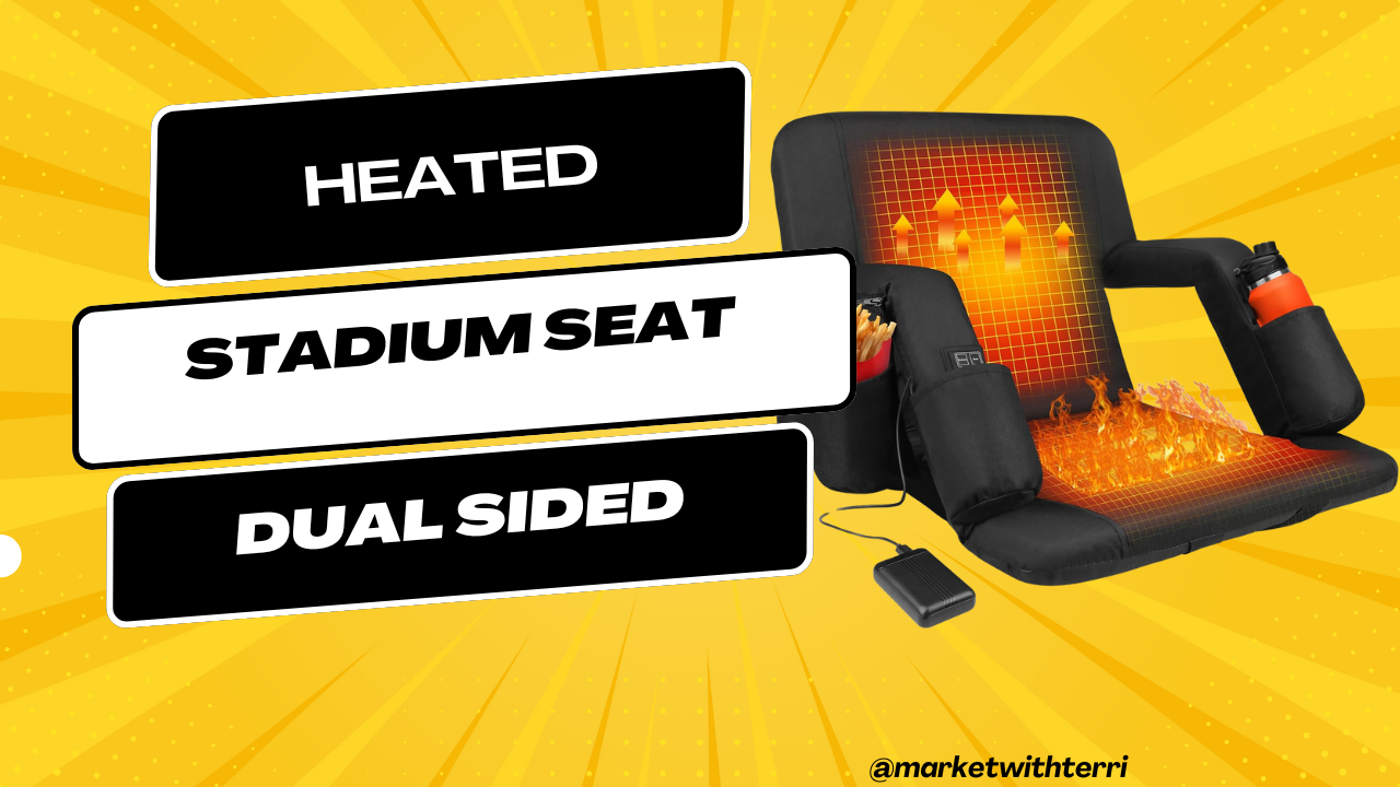 Watch What you need to know about this heated stadium seat on Amazon Live