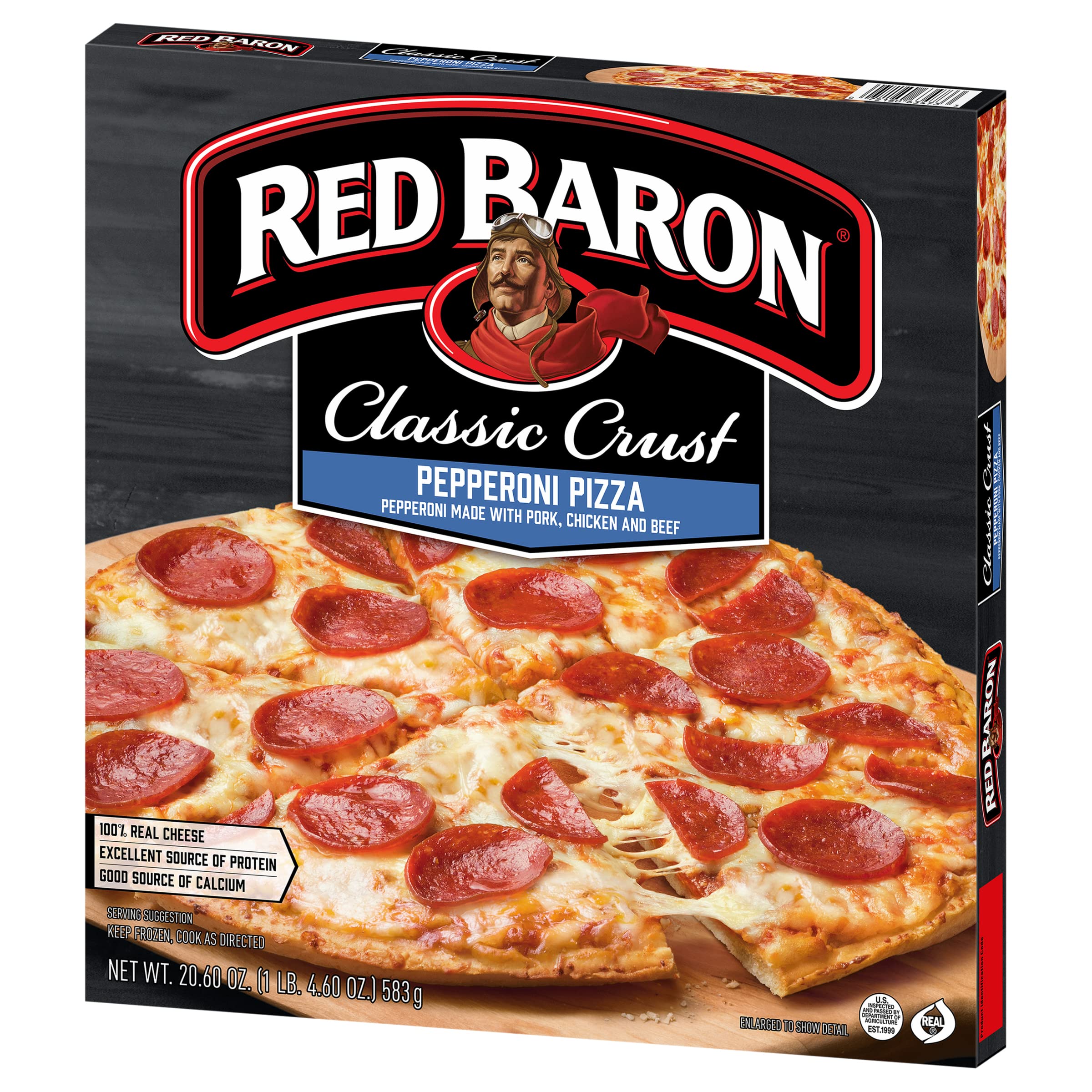 Red Baron Classic Pepperoni Pizza 20 60 oz Frozen — view 5