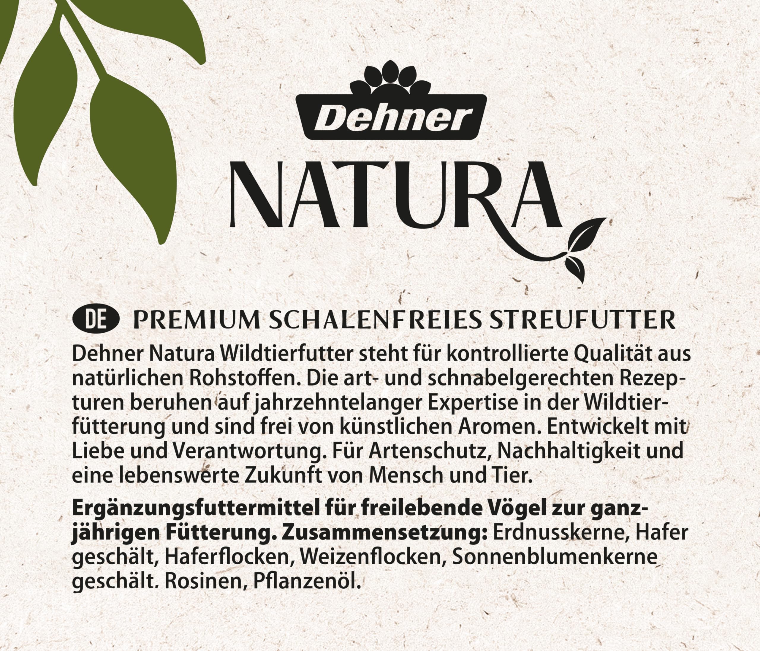 Dehner Natura Mangime per uccelli selvatici senza guscio 10 kg
