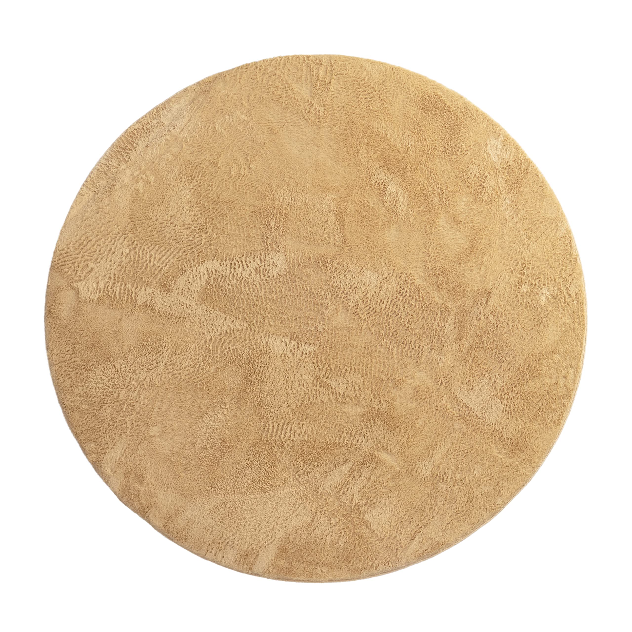 Tappeto Morbido In Finta Pelliccia Bianco 140x200 Cm - Lavabile, Perfetto Per Soggiorno E Camera Da Letto - Foto 3