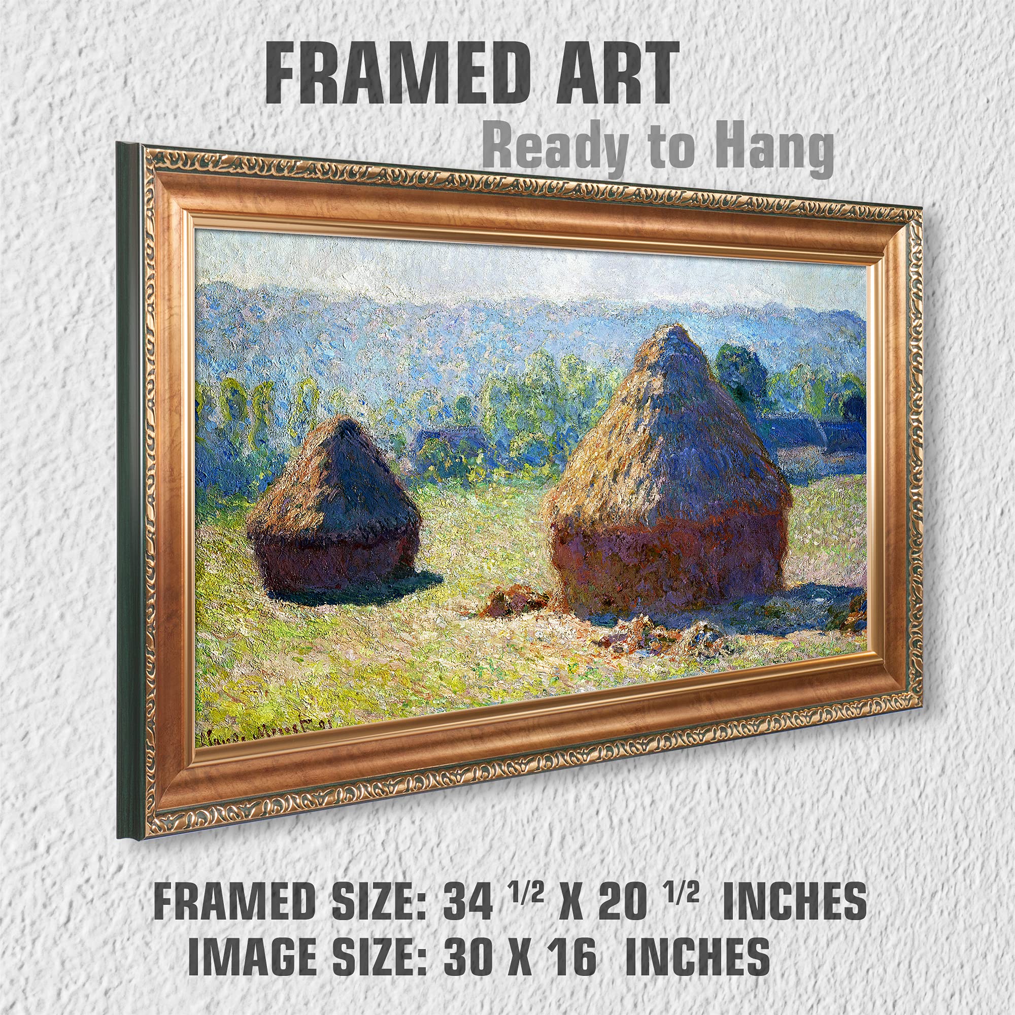 クロード・モネ 【フレームサイズ 32×26cm】 クロード・モネ