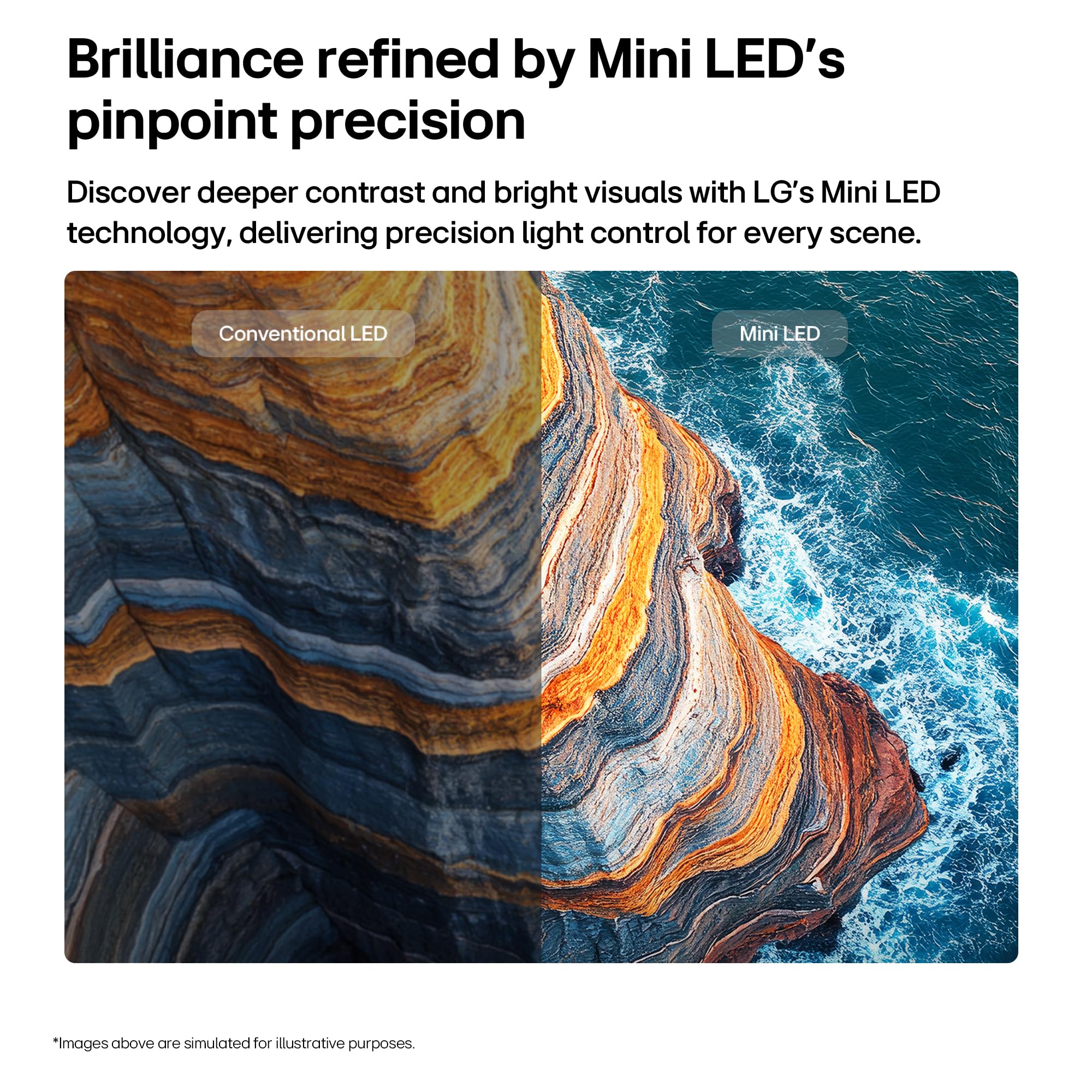 LG 164 cms (65 inches) Mini LED 4K Ultra HD (3840 x 2160) Smart webOS QNED evo Mini LED TV 65QNED82BLA 2026 — Amazon image 10