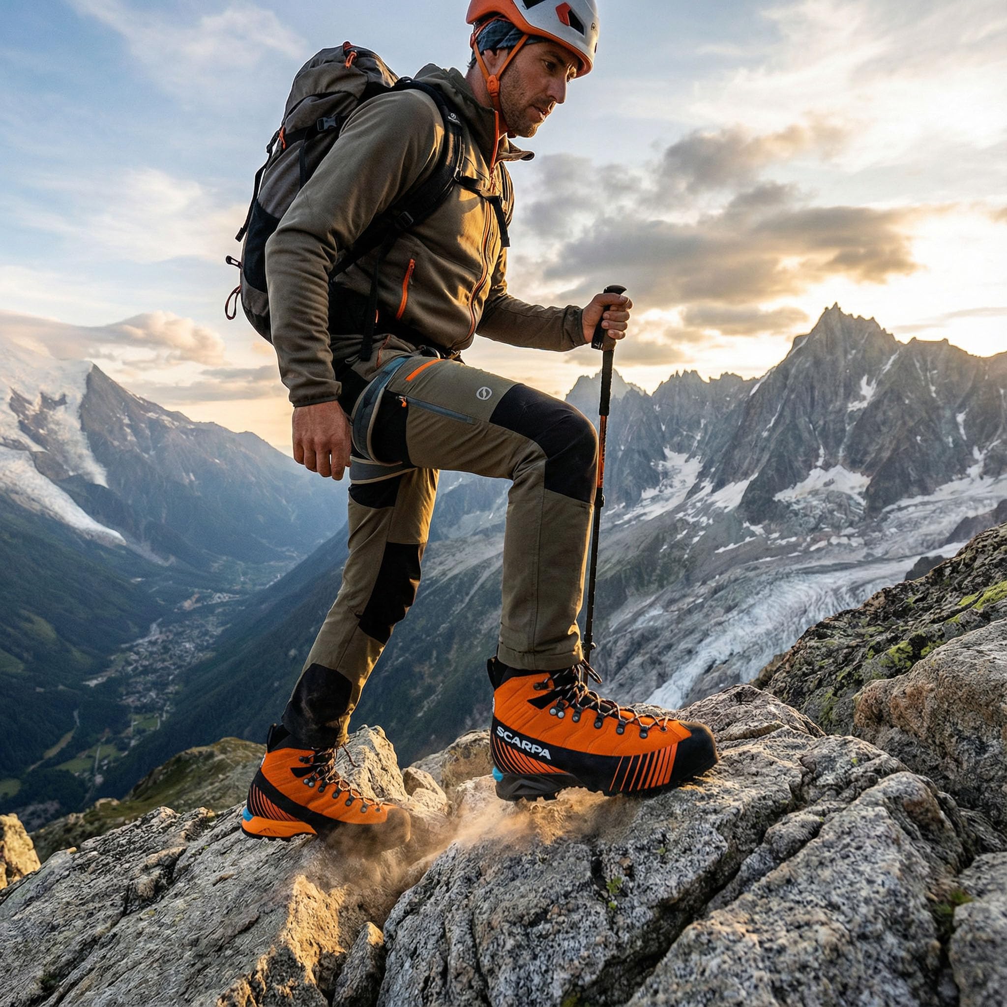 Scarpa Ribelle HD Alpinschuh Herren braun/grün