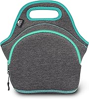 Vista 1 de Nordic By Nature Lonchera de neopreno para mujer y lonchera para niños, bolsa de almuerzo aislada, reutilizable, lavable, gruesa, duradera