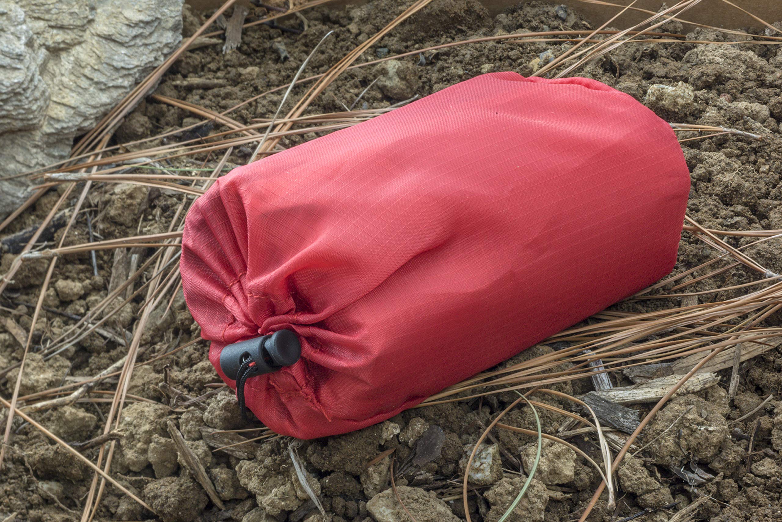 SE EB122OR-2 Notfallschlafsack mit Kordelzug-Tragetasche, Orange, 2 Stück