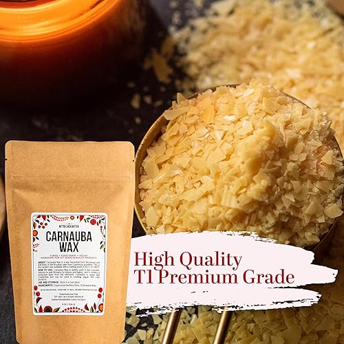 Miniatura 4 de Cera de carnauba  Para uso en bálsamos caseros, velas y otros cuidados de la piel  Acabado de madera, muebles y cuero  Copos de cera de carnauba
