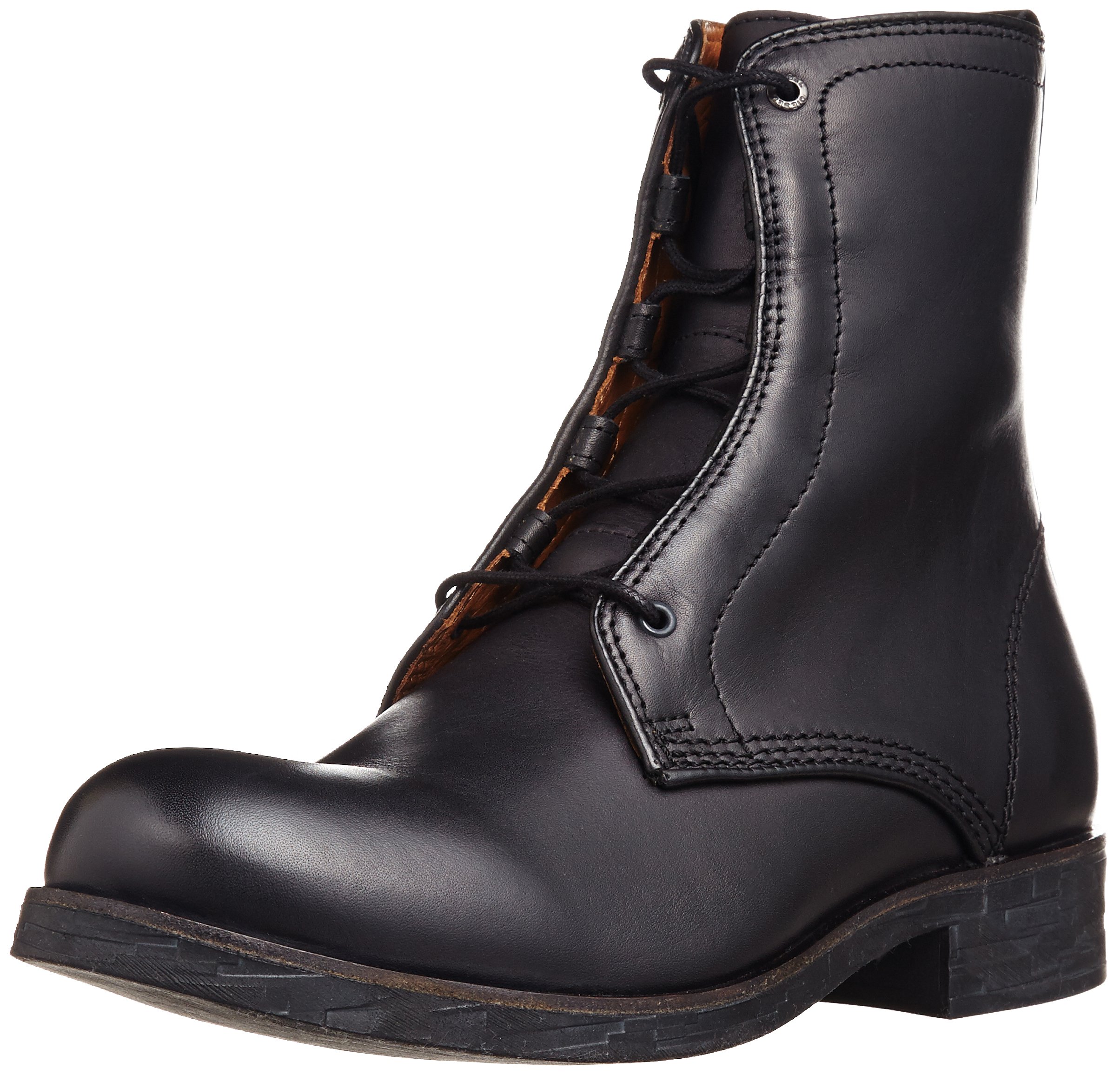 Diesel Johnny The Riot Black Leather Designer Boots EUR 42 Diesel Mens Johnny The Riot Black Leather Boots 9 M  main image 2