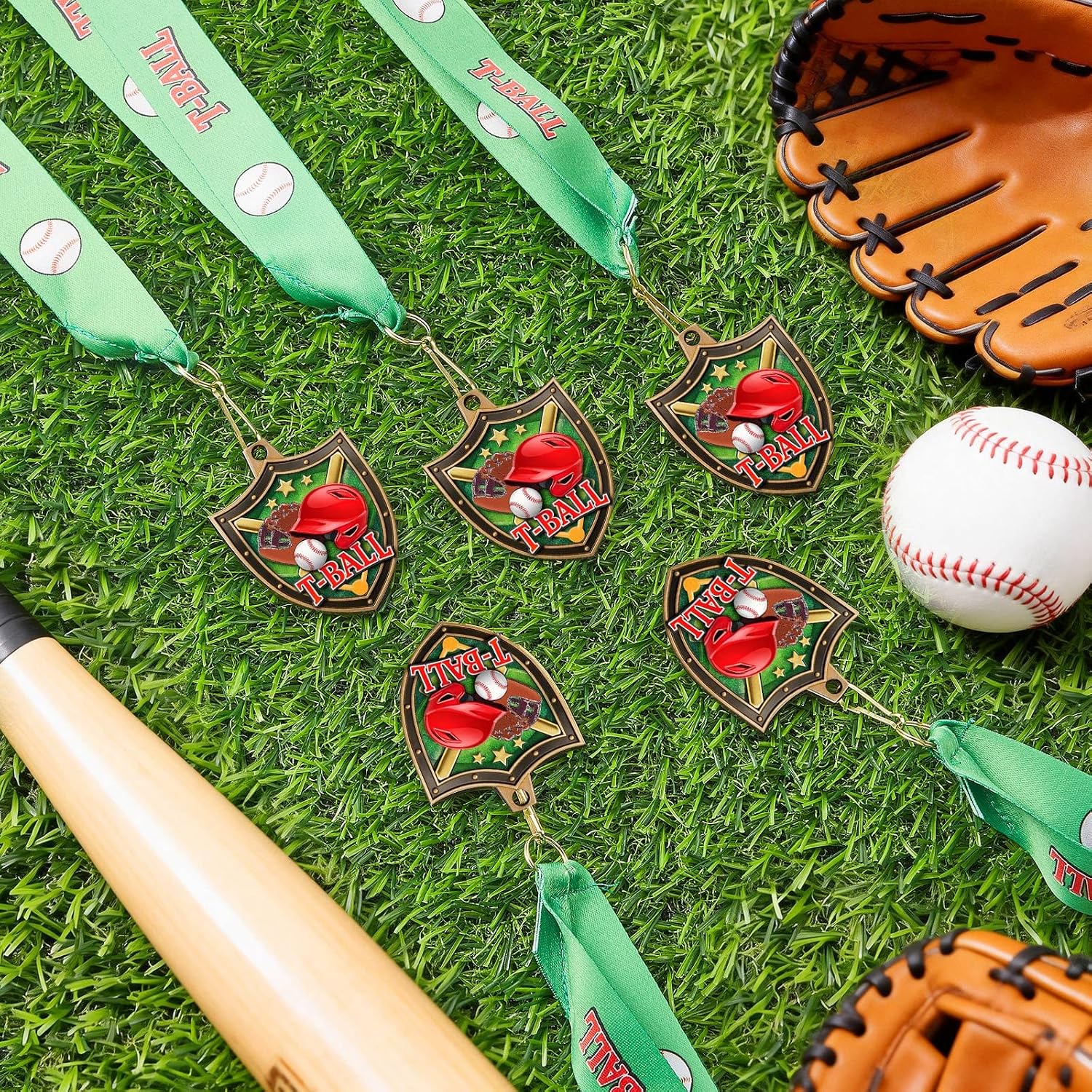 12/24/36 Pcs 2.56" Award Medals Bulk with Neck Ribbon Sport Winner Medal Trophy for Team Tournaments Prize Gift Participation Competition Party Favor