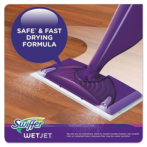 Miniatura 3 de Swiffer 23679CT WetJet System Recarga de solución de limpieza, 42.2 onzas líquidas (1.25 litros), aroma Open Window Fresh (caja de 6)
