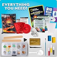 Vista 5 de Kit de ciencias de la Tierra National Geographic – Más de 100 experimentos y actividades científicas para niños, cultivo de cristales, kit