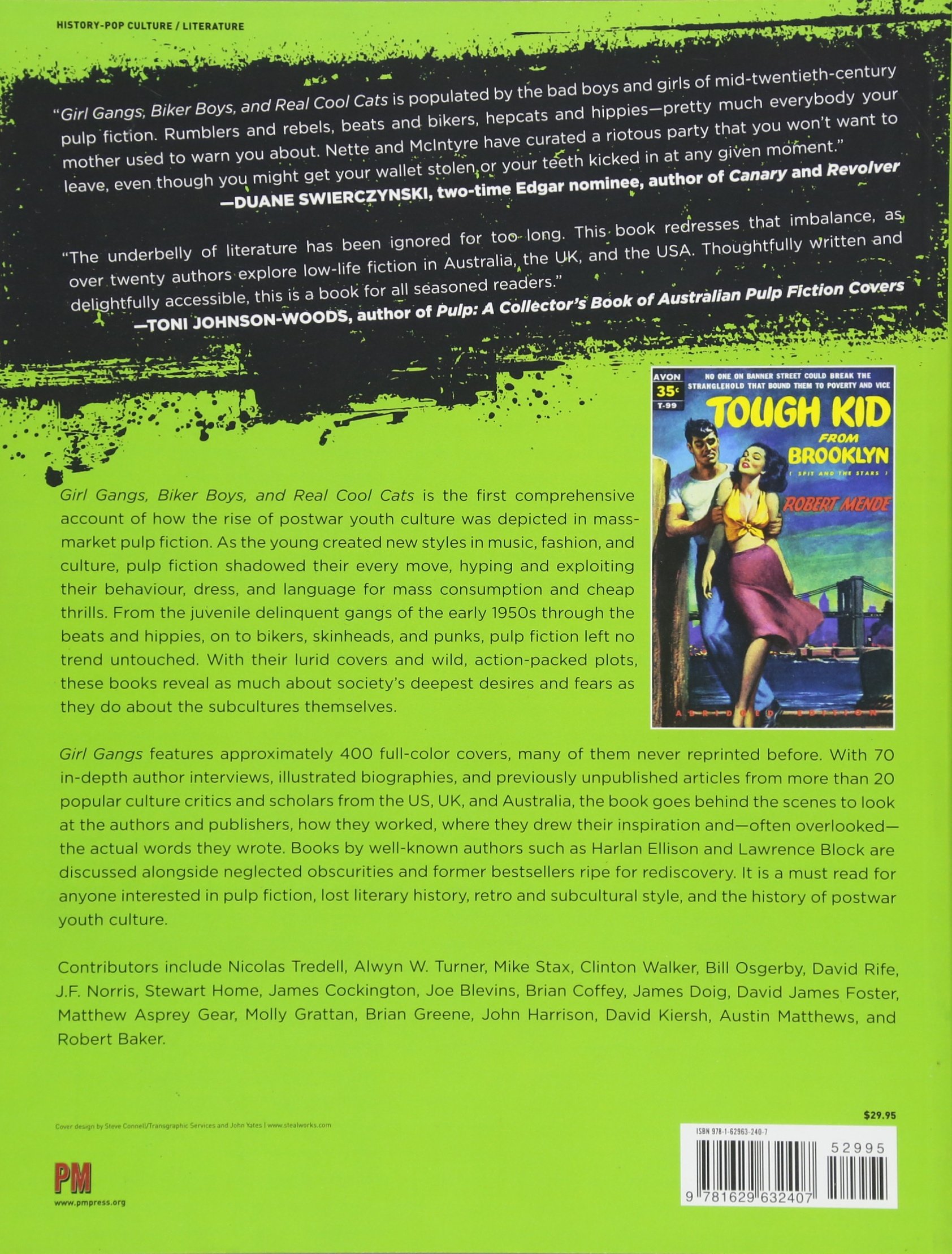 Girl Gangs, Biker Boys, and Real Cool Cats: Pulp Fiction and Youth Culture, 1950 to 1980