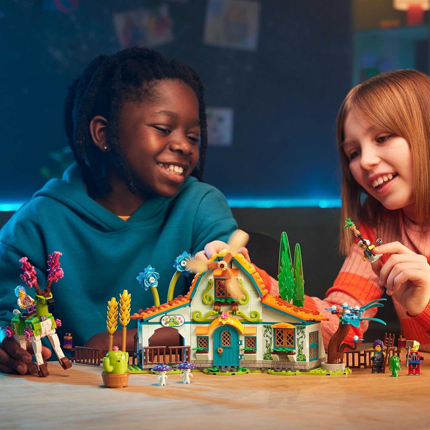 LEGO DREAMZzz 71459 Dream Creatures Squirrey Fantastic Farm Toy with 2-in-1 Deer Figure, Includes 4 TV Series Minifigures, Animal Game for Kids, Girls, Boys,