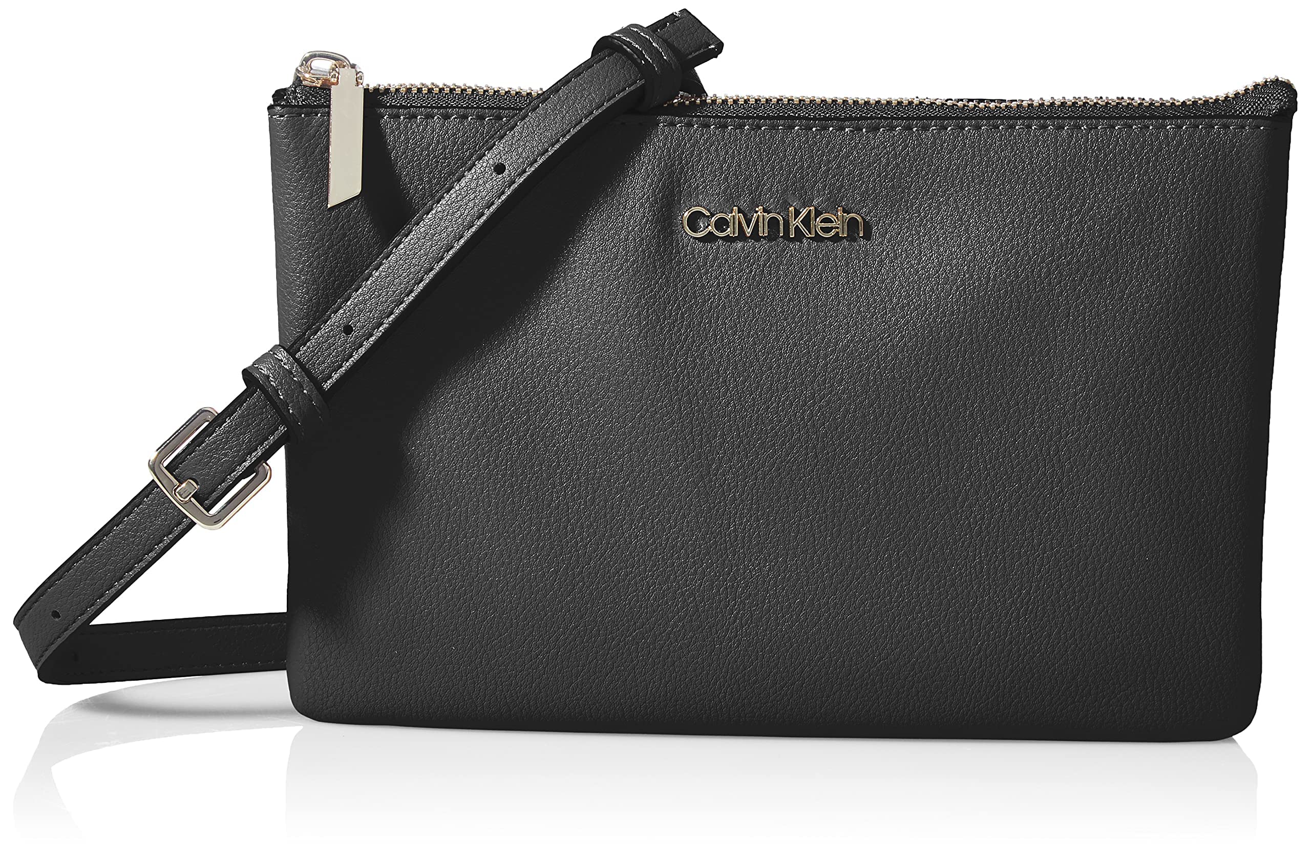 Calvin Klein Donna Borsa a Tracolla Ck Must Ew Xbody Piccola, Nero (Ck Black), Taglia Unica