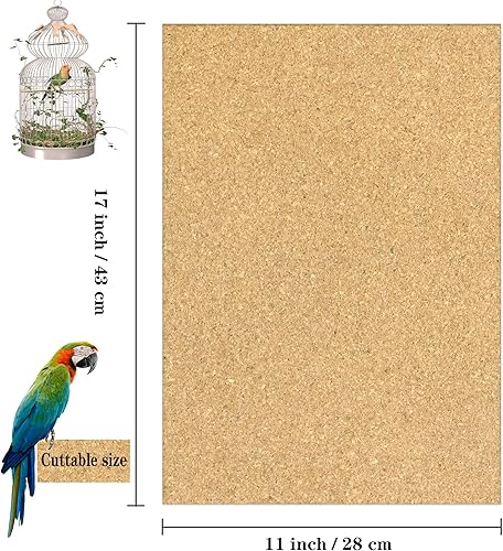 Miniatura 2 de Papel de grava para jaula de pájaros, papel de revestimiento de jaula de pájaros, forro de grava cortable, papel de arena de mar, jaulas de animales
