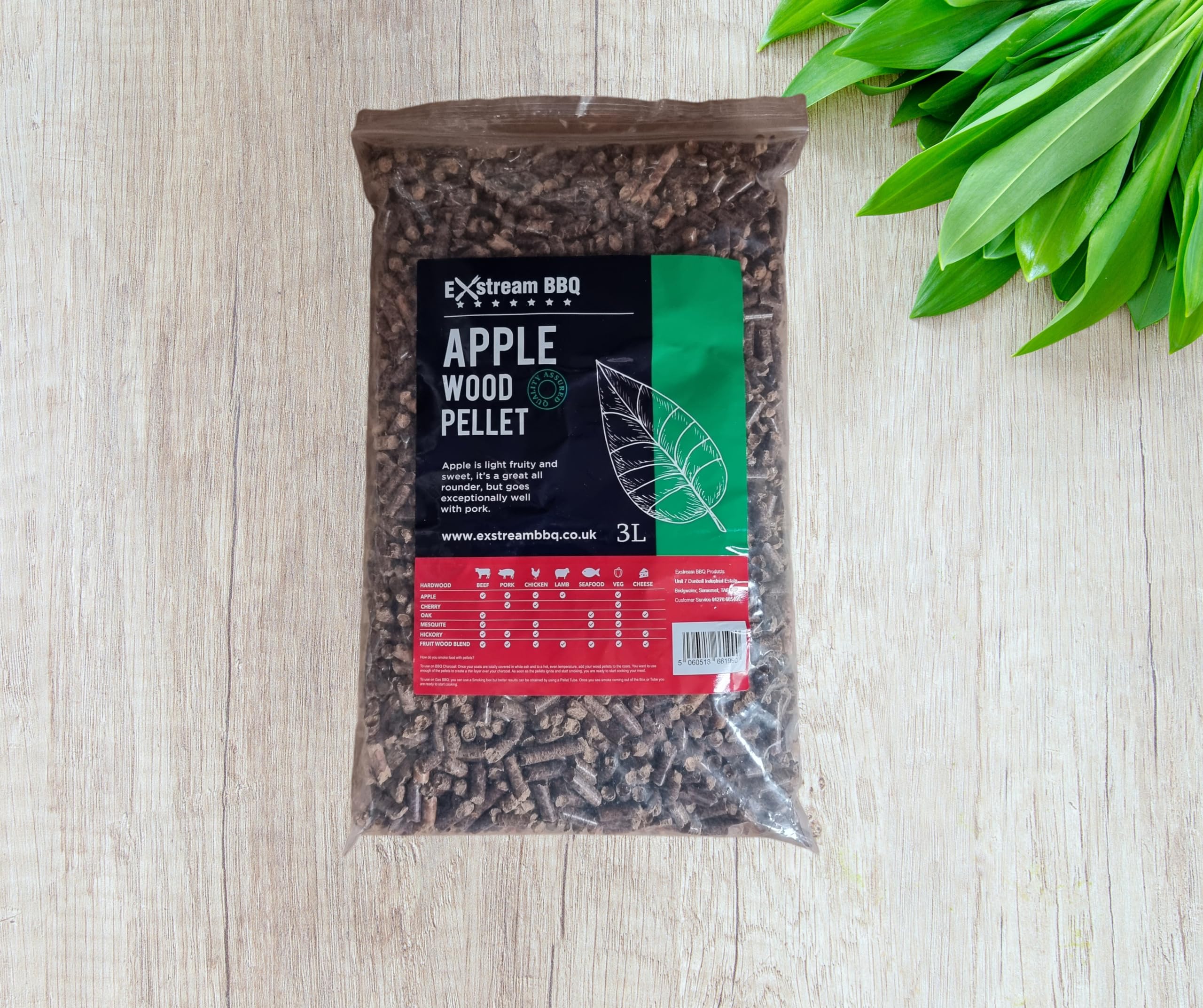 BBQ 3L Pellet - 8 Species - For Use With Ninja Electric Smokers & Ooni Pizza Ovens (Apple)