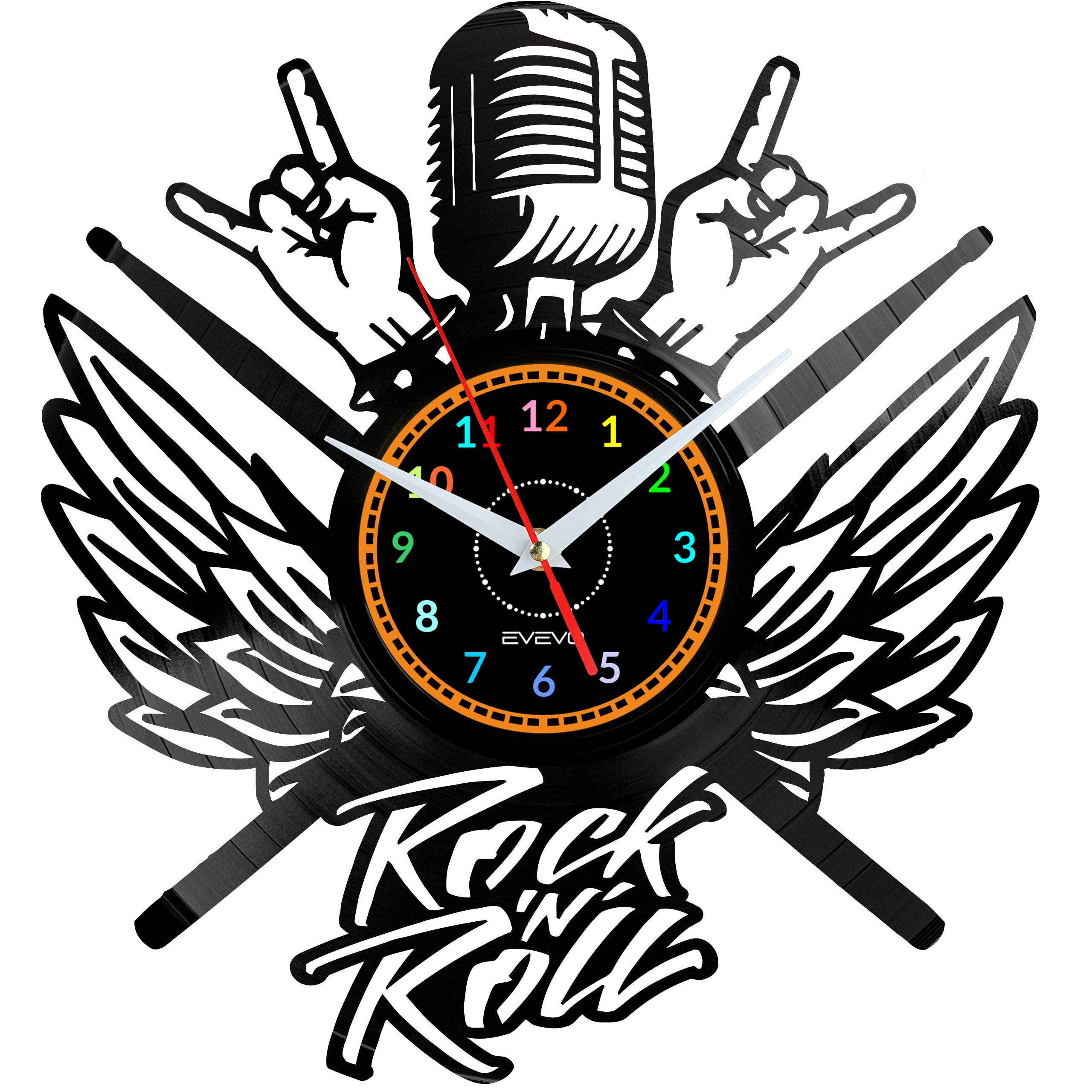 Horloge vinyle cadeau musique idéal pour surprendre un mélomane fan de rock W1575