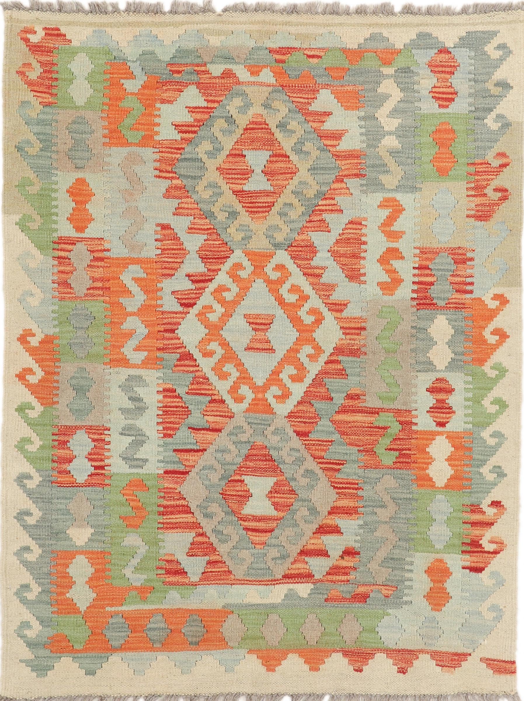 Tapis laine Kilim Afghan pour réchauffer le sol du salon