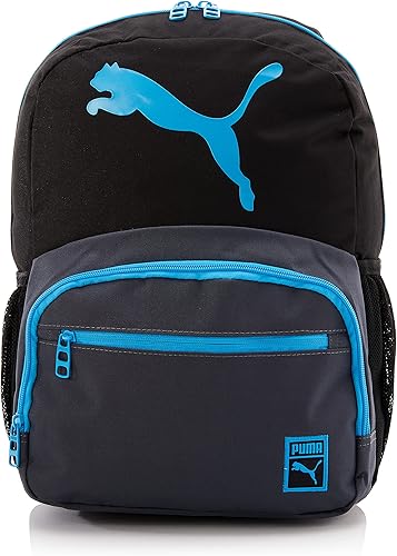 PUMA - Mochila y bolsa para comida para niños pequeños Mochilas y cajas de almuerzo joven Mochila NegroAzul