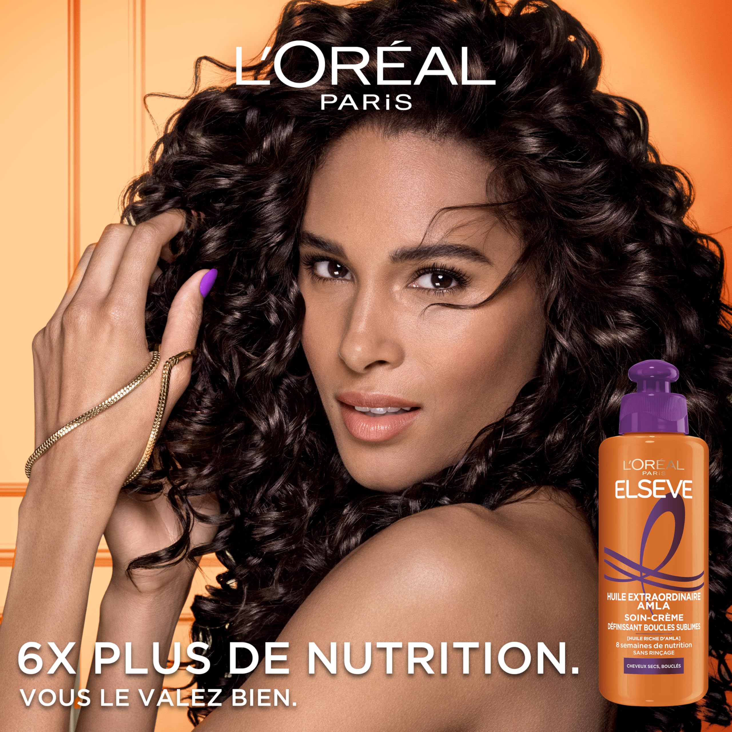 L'Oréal Paris Elseve Soin-Crème Définissant - Pour Cheveux Bouclés - Huile Extraordinaire - 200 ml