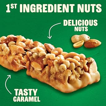Nature Valley Salted Caramel Nut Chewy Bars, Gluten Free, 20 ct