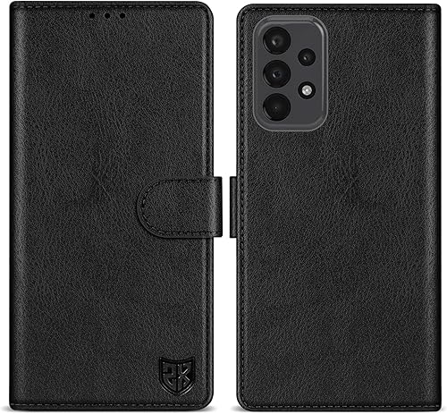 ZZXX Funda tipo cartera para Samsung Galaxy A23 5G4G con bloqueo RFID, ranura para tarjetas, función atril, cierre magnético, funda protectora de