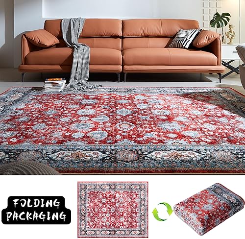 Miniatura 54 de Rugcomf Tapete para puerta interior, 2 x 3, lavable a máquina, tapete antideslizante de pelo bajo, para entrada, cocina, puerta principal, entrada