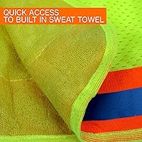 Vista 4 de Best Ever PRO-MADE X1 - Parasol para casco duro. Escudo de cuello premium con cierres de ajuste seguro y toalla de sudor integrada. Se adapta a