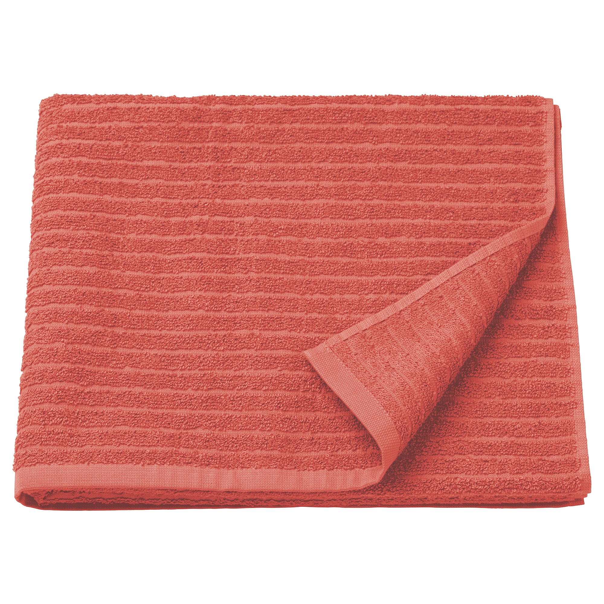 Serviette de bain orange-rouge 70x140 cm VÅGSJÖN