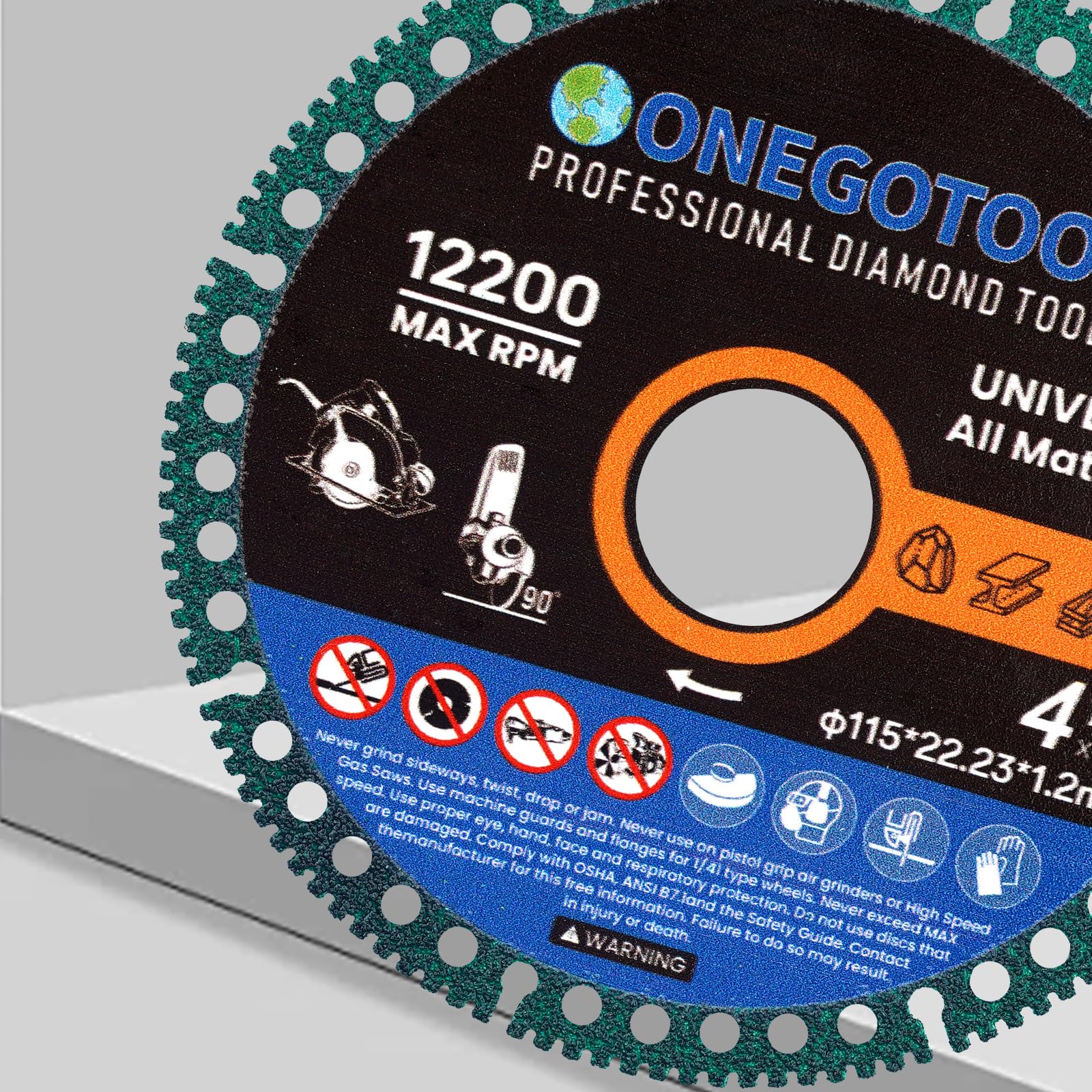 Indestructible Cutting Discs - Angle Grinder Blades -4