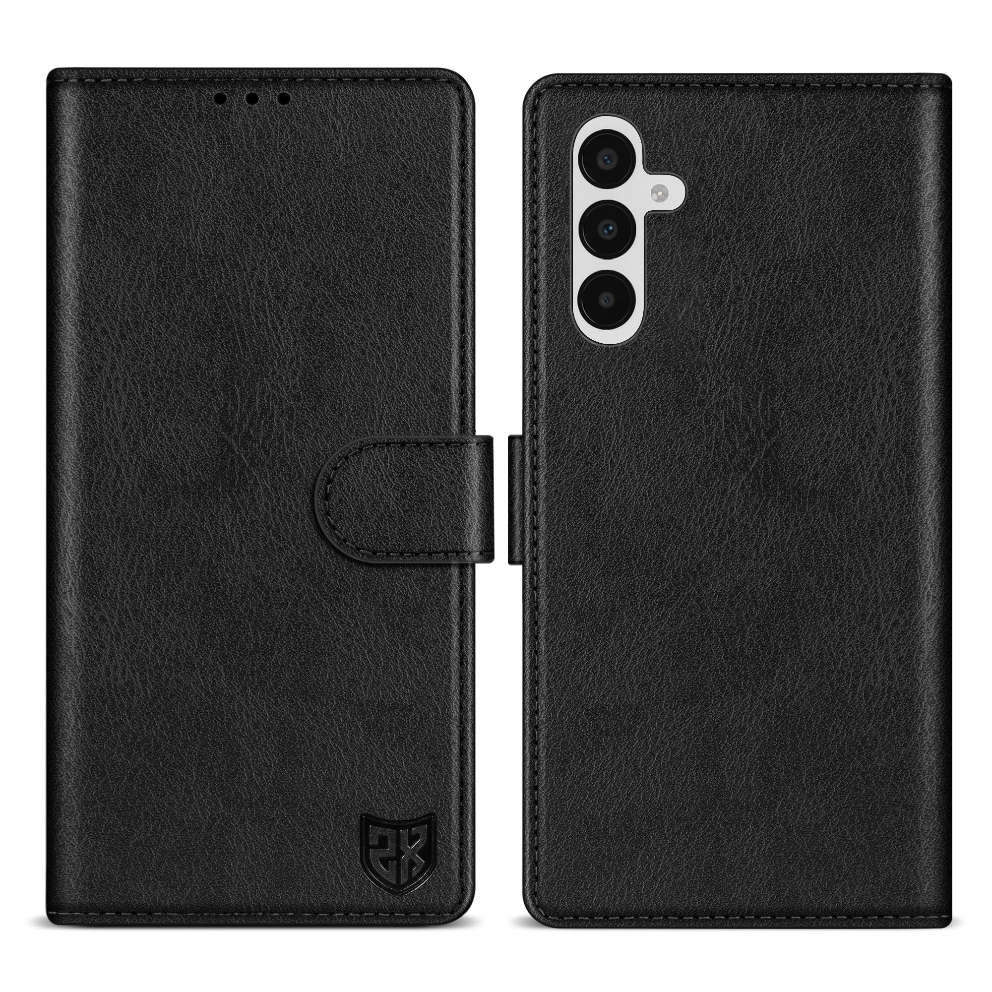 ZZXX for Samsung Galaxy A25 Wallet Case with [RFID Blocking] Card Slot Kickstand Magnetic Closure Leather Flip Fold Protective Phone Case for Samsung