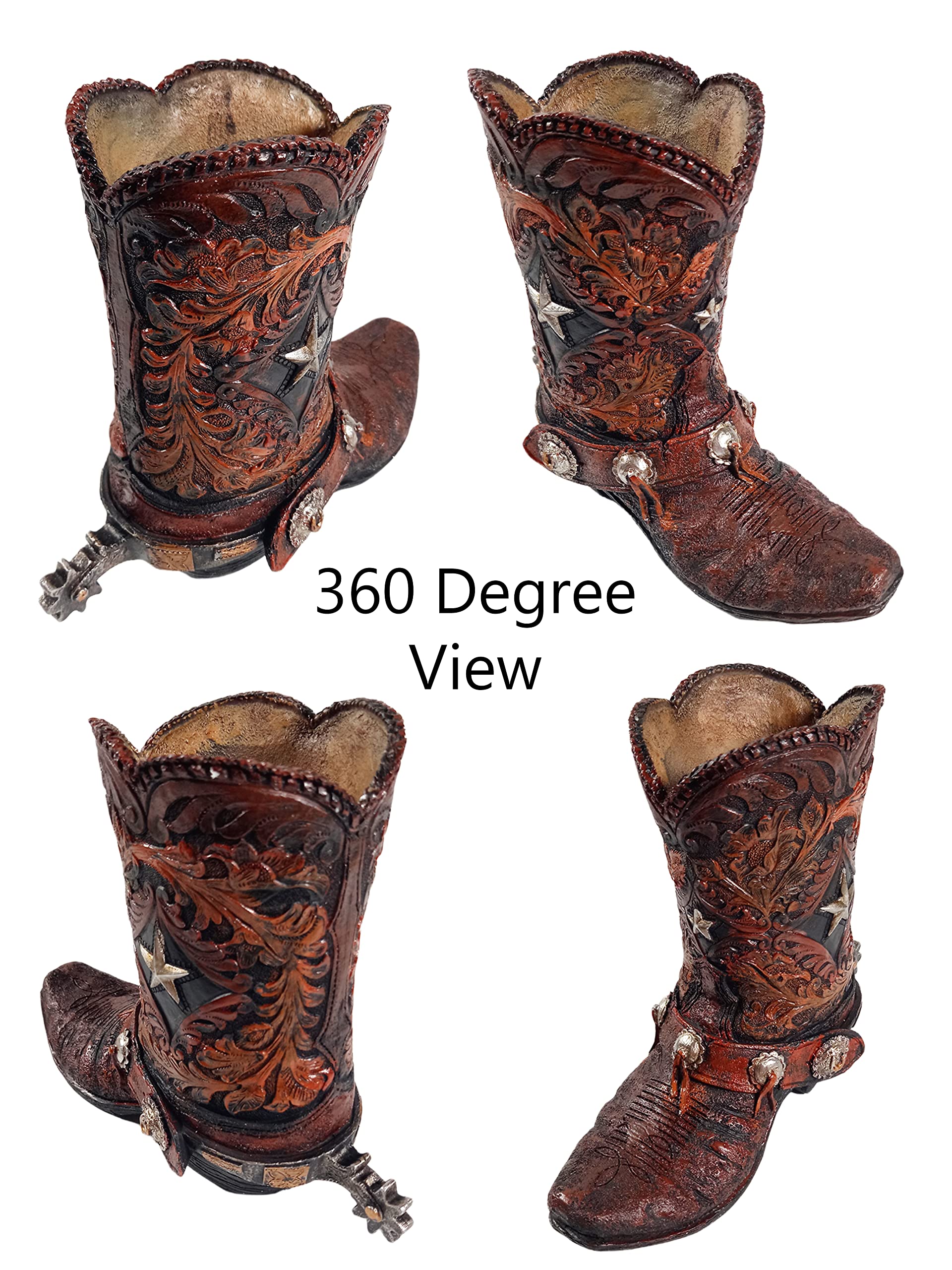 ウエスタンブーツ/花瓶/インテリア Amazon.co.jp: Urbalabs ウエスタンカウボーイブーツ花瓶 8