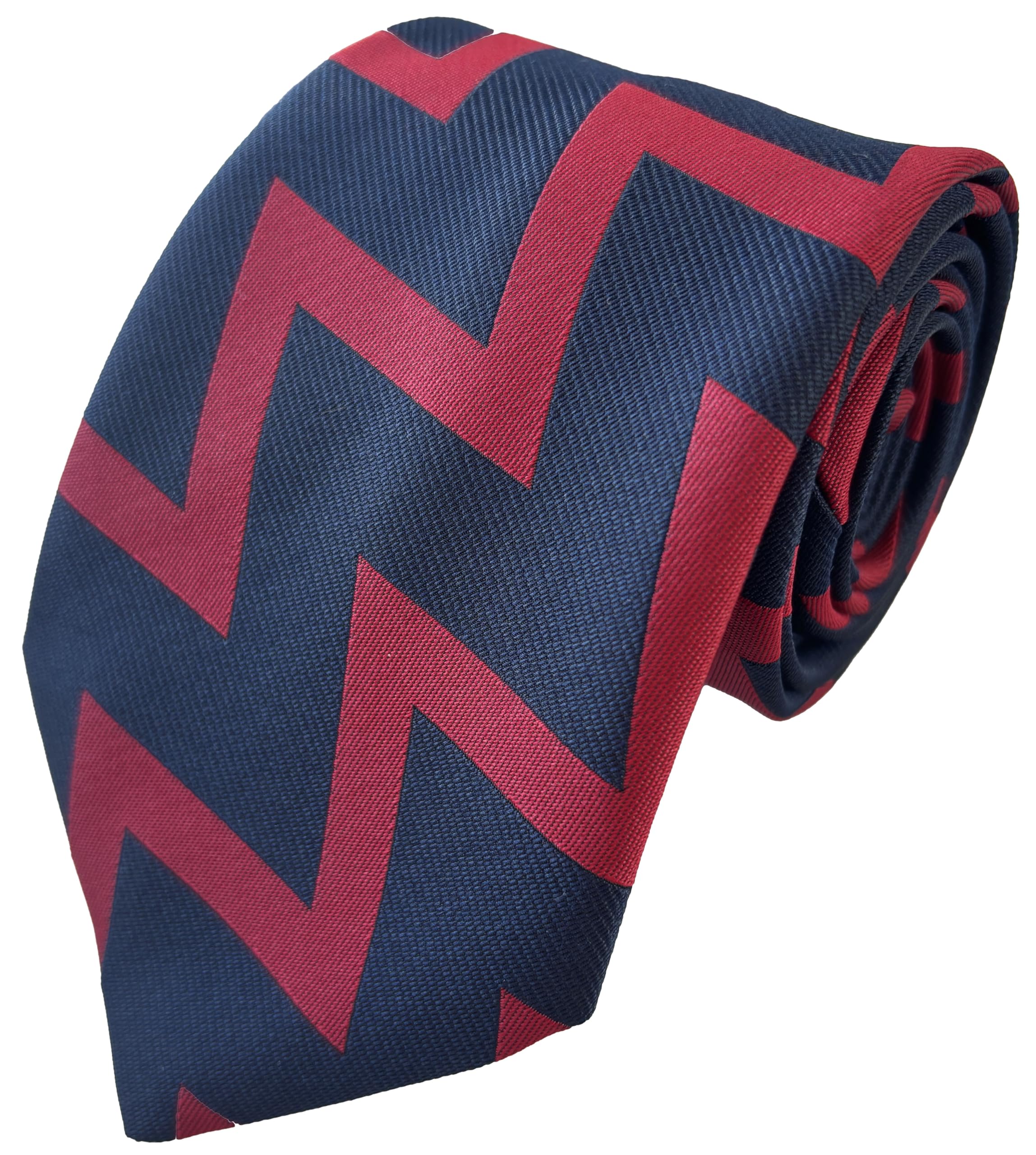 Great British Tie Club Men's Navy Blue, Red Royal Artillery Regit Tie (Standard Tie (56 Inch))
