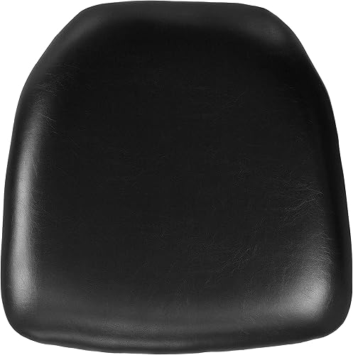 Cojín de vinilo negro duro para interiores Chiavari/Silla de comedor