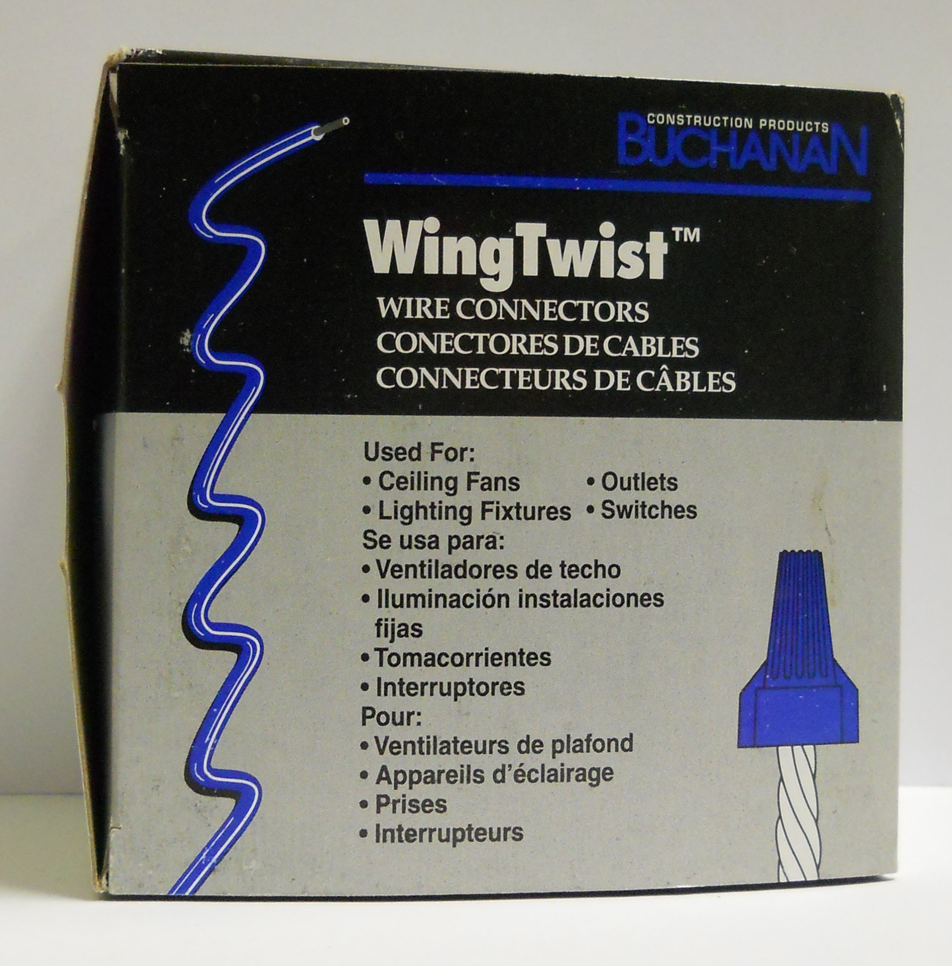 IDEAL INDUSTRIES, WT54-1, WINGTWIST WT54 BLUE 50/BOX