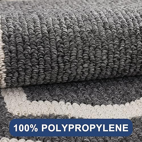 Miniatura 3 de COSY HOMEER Tapetes largos de cocina para el frente del fregadero, alfombras y tapetes de cocina súper absorbentes, de 24 x 59 pulgadas, tapete de