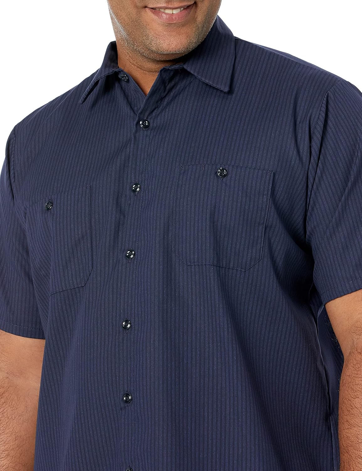 Red Kap Mens Short Sleeve Enhanced Visibility Work ShirtShirt - Image 4