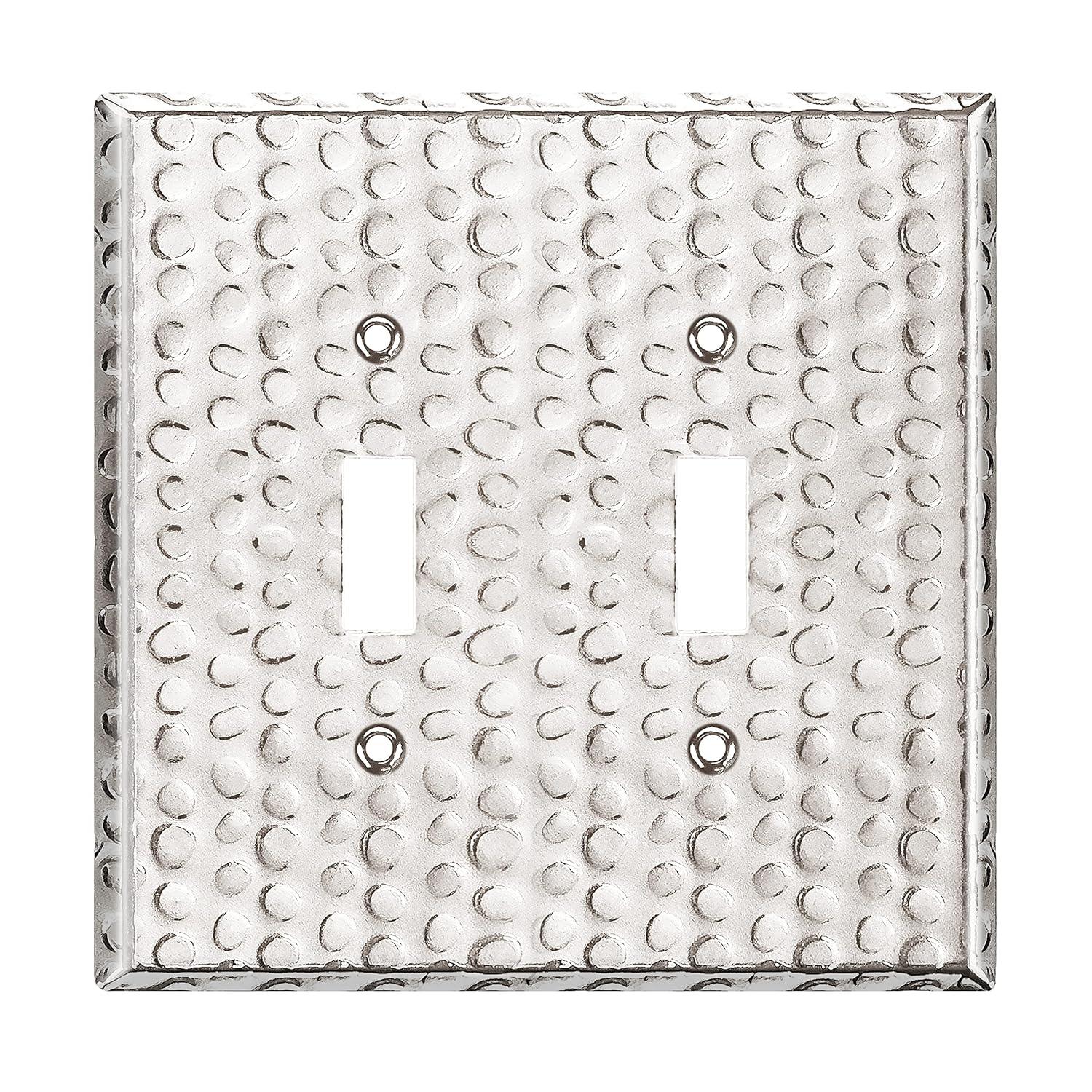 LIDER Toggle Light Switch Metal Wall Plate, Stainless Steel SwitchCover