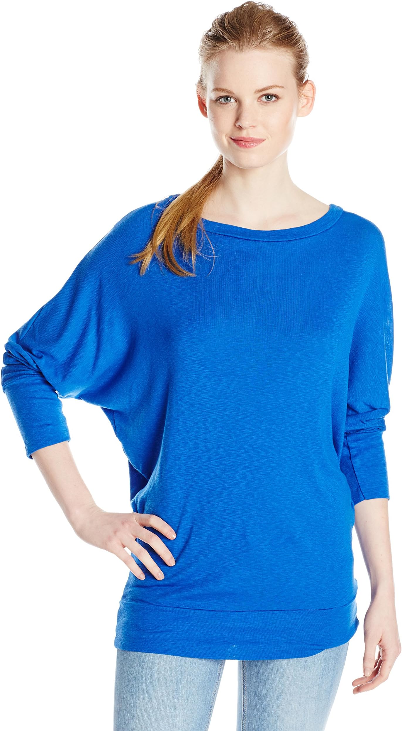 Michael Stars Women's Oversized Wide-Neck T-Shirt
