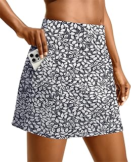 Golf Skirts High Waisted Lightweight Running Athletic Tennis Skorts for Women Casual Summer with 4 Pockets