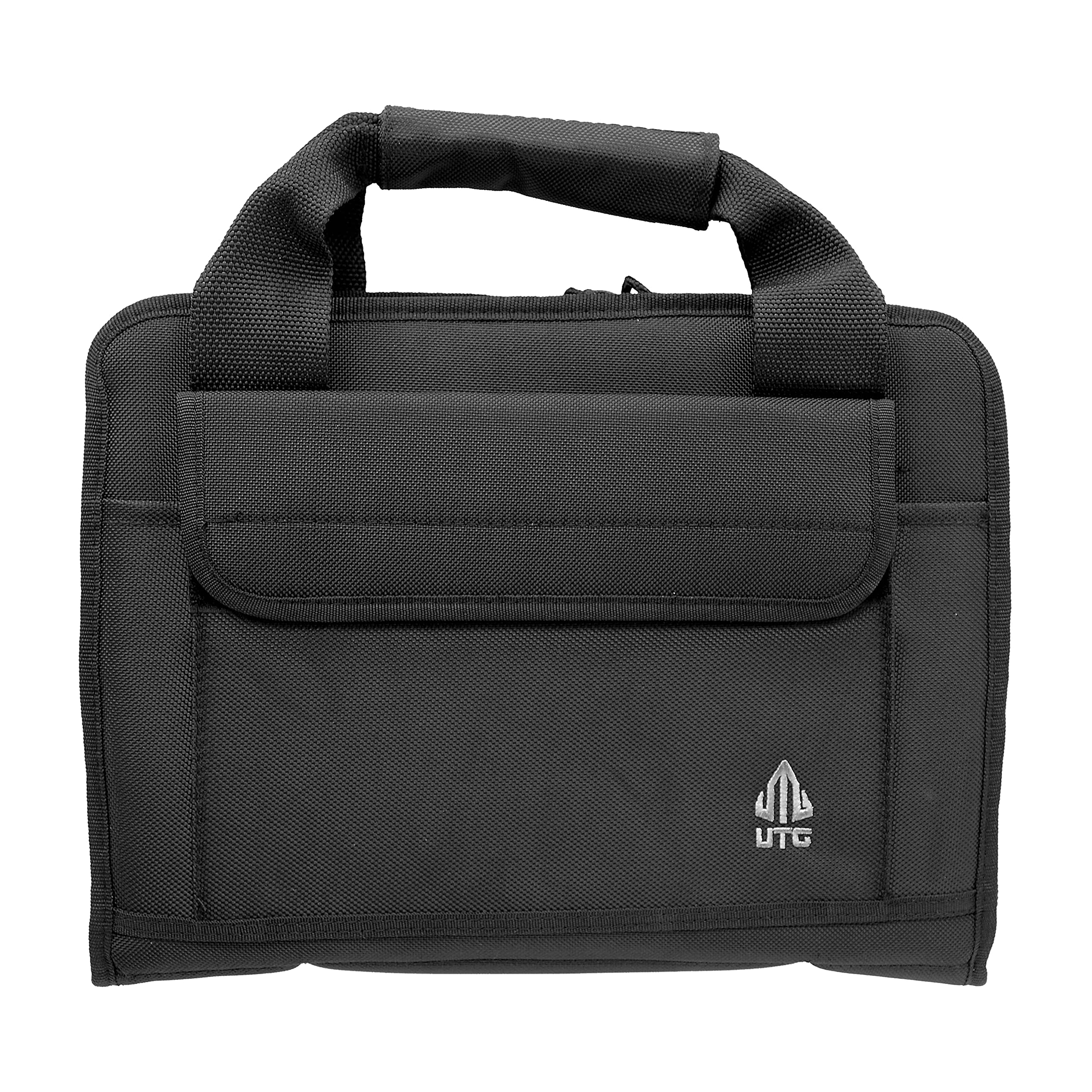 Deluxe Single Pistol Case, Black, Size: Length 11" x Height 8"
