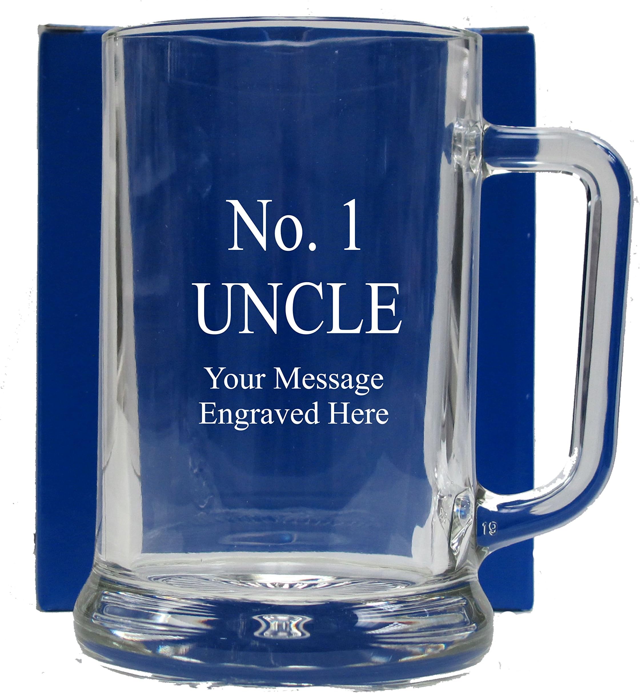 No 1 Uncle Glass Tankard GT130