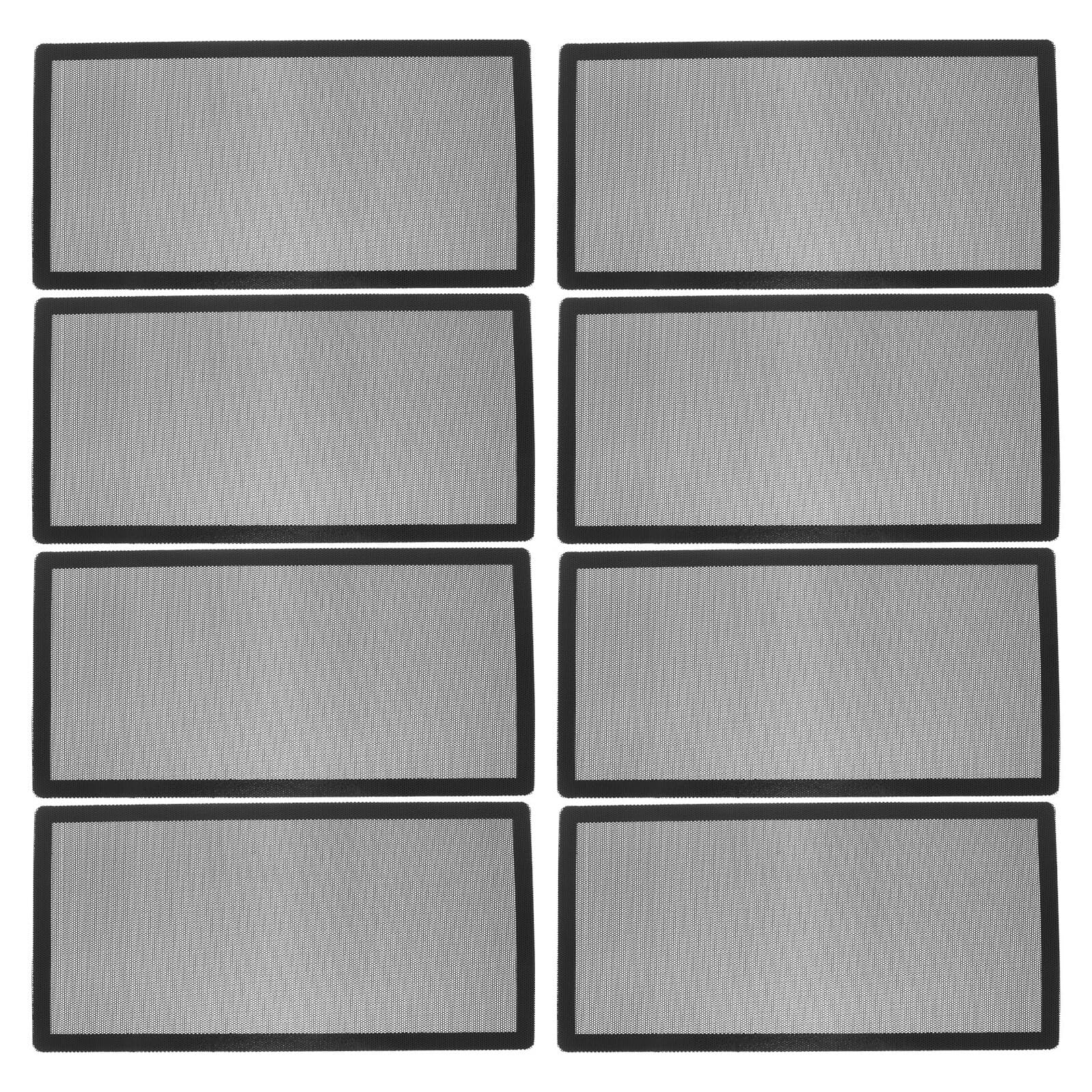 Sosoport Copertura Magnetica per Bocchette di Ventilazione in Rete Magnetica 14x28 Cm, Set 8 Pezzi Attacco Magnetico, Filtro Antipolvere per Prese D’aria Soffitto, per Cucina, Bagno