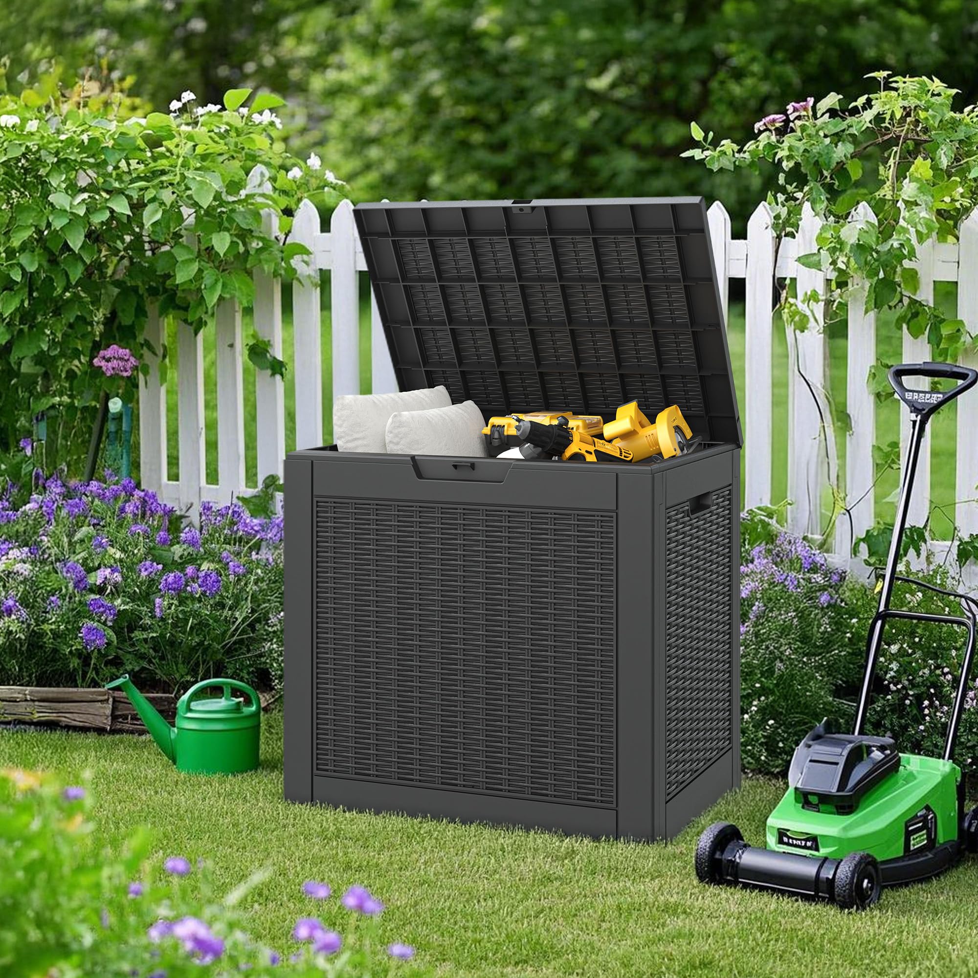 Outdoor Storage Box, 34 gal product photo
