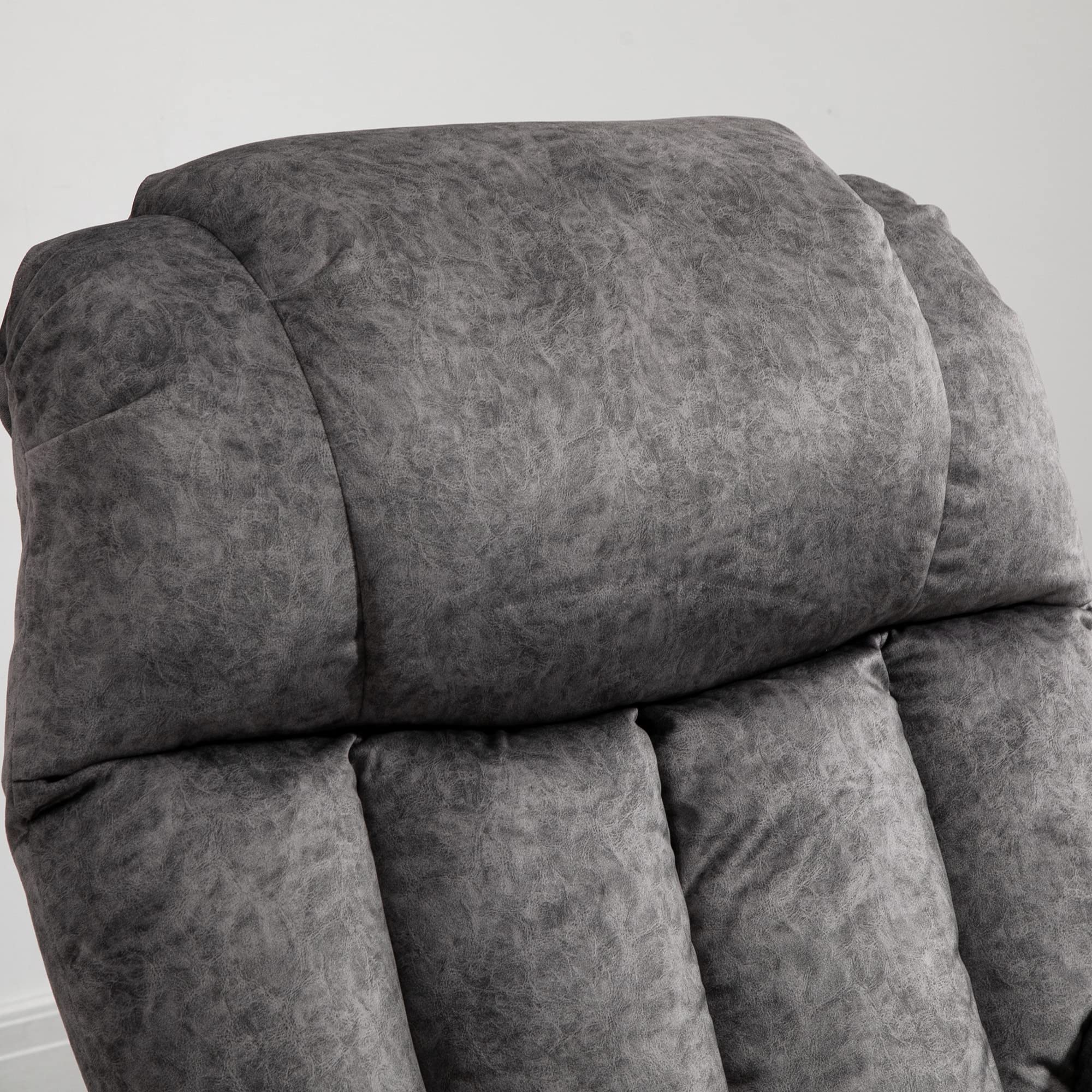 HOMCOM Sillón Relax Levanta Personas Eléctrico con Reposapiés Gris | Silla Elevadora Eléctrica, 2 Bolsillos Laterales, Mando a Distancia, Reclinación Eléctrica hasta 135°