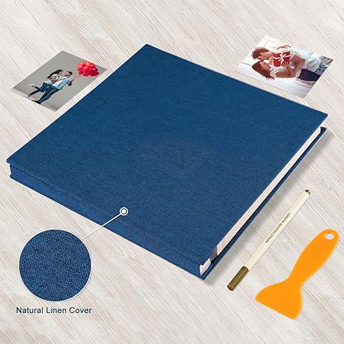 Miniatura 4 de Álbum de Fotos con Páginas Autoadhesivas, Álbum de Recortes, Álbumes de Fotos Magnéticos con Páginas Adhesivas para Fotos de 4x6, 5x7, 8x10