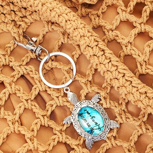 Miniatura 3 de 24 llaveros de tortuga marina, regalos inspiradores para amantes de las tortugas, llavero de playa, regalo de agradecimiento para mujeres,