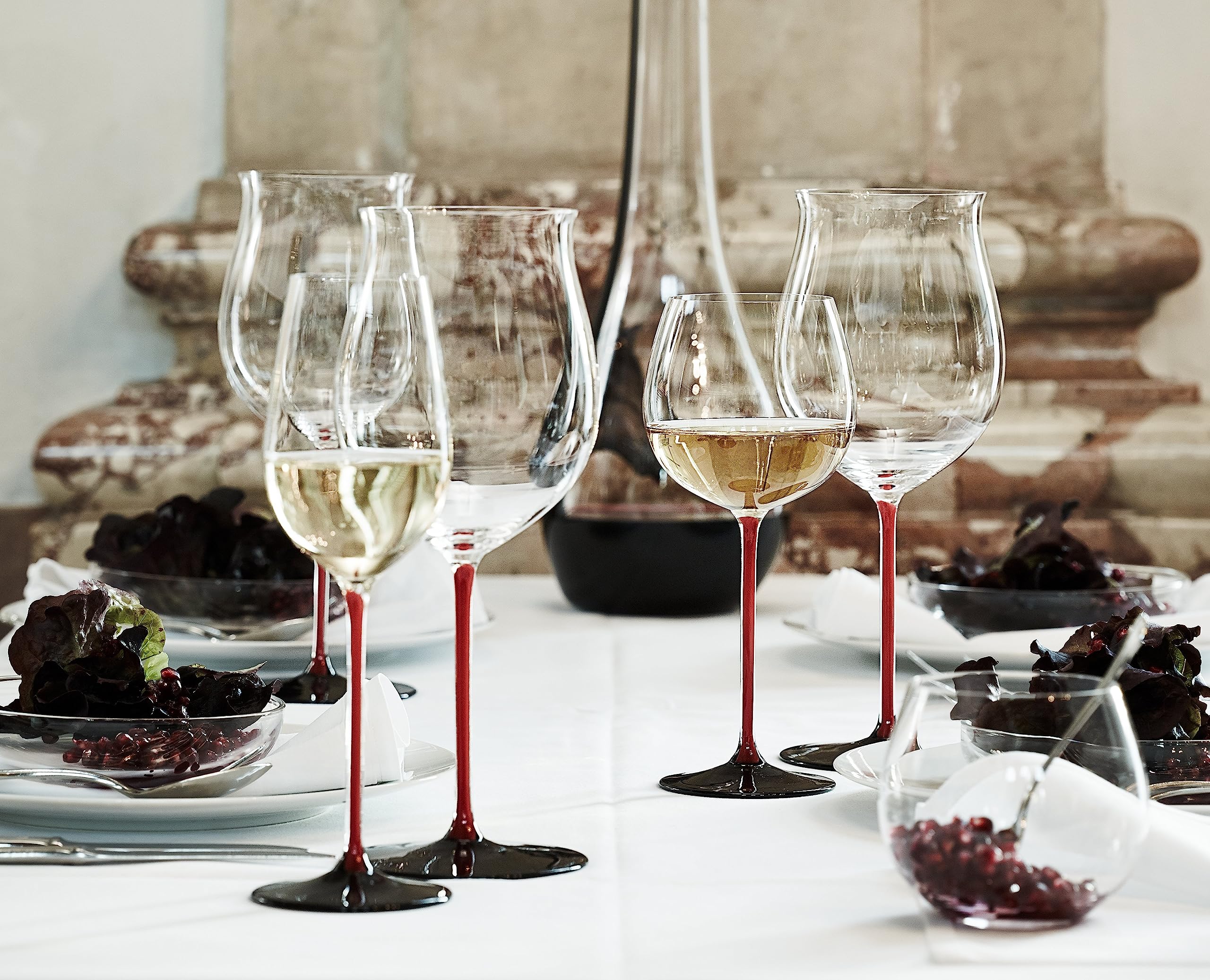 RIEDEL Sommeliers Black Series Montrachet - Vaso de cristal, color rojo y negro