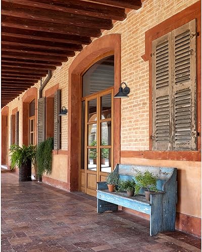 Miniatura 4 de Westinghouse Lighting Creek - Farol de pared (6204400 W, acabado negro texturizado sobre acero)